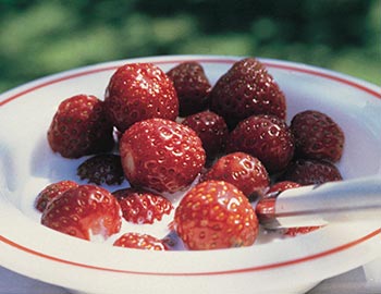 Erdbeeren mit Sahne